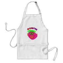 Monster Kids Gifts "Adorable Pink Monster Art" Apron