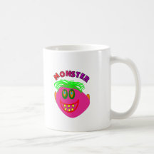 Monster Kids Gifts "Adorable Pink Monster Art" Mug