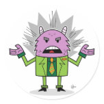 Monster Loves A Suit - Stickers