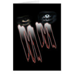 Monster Man MM Scary sexy Gothic eyes girls guys Cards