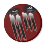 Monster Man MM Scary sexy Gothic eyes girls guys Magnet