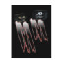 Monster Man MM Scary sexy Gothic eyes girls guys Post Cards