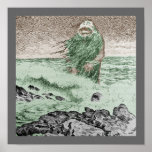 Monster Nokken Walking Out of the Water Print