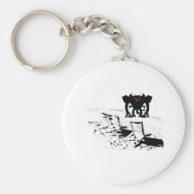 Monster on Land Key Chain