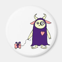 Monster Present Fridge Magnets