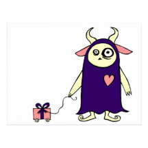 Monster Present Post Cards