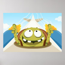 Monster ROGER from my Monster series Posters