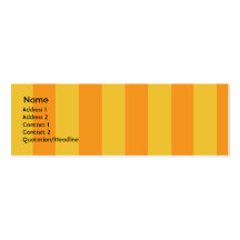 Monster - Skinny Business Card Templates