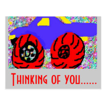 MONSTER TRUCK 4X4 POSTCARDS
