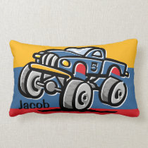 Monster Truck 5th Birthday pillows