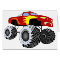 Monster Truck Greeting Cards