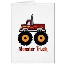 Monster Truck Greeting Cards