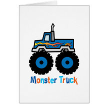 Monster Truck Greeting Cards