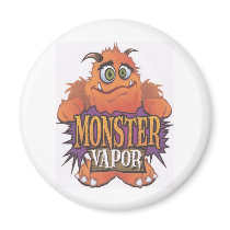 MONSTER VAPOR Refrigerator Magnet
