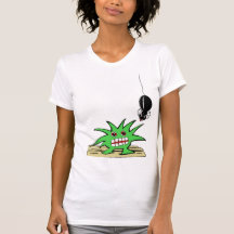 monster with spider t-shirts
