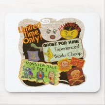 Monsters and Ghouls Mouse Pad