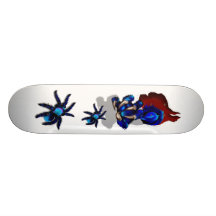 Monster's Arm and Spider Custom Skateboard