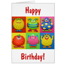Monsters Greeting Cards