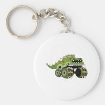 Monstersaurus Truck Key Chain