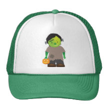 monstre de Halloween de frankenstein de petit garç Casquettes De Camionneur