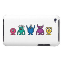 Monstres d'alien d'arc-en-ciel coques iPod touch 
