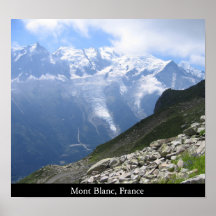 Mont Blanc, France Posters