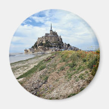 Mont-Saint-Michel, Normandie, France Magnets Pour Réfrigérateur