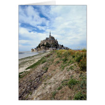 Mont-Saint-Michel, Normandy, France Greeting Card