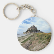 Mont-Saint-Michel, Normandy, France Keychain