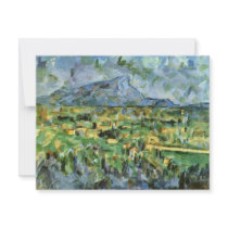 Mont Sainte-Victoire By Paul Cézanne (Best Quality Custom Announcement