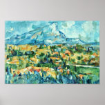 Mont Sainte-Victoire par Paul Cézanne (la meilleur Affiche