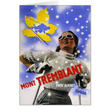 Mont Tremblant Quebec Canada Card