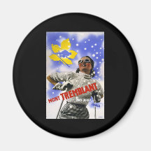 Mont Tremblant Quebec Canada Fridge Magnets