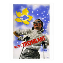 "Mont Tremblant" Vintage Travel Postcard