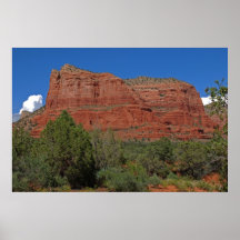 Montagne de tribunal dans Sedona 090 Posters