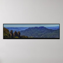 Montagnes bleues Australie de Katoomba Affiche