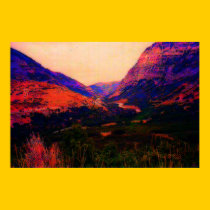 Montagnes de l'Utah affiches