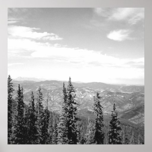 Montagnes du Colorado Affiche