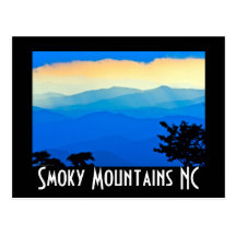 montagnes fumeuses cartes postales