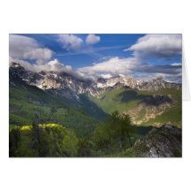 Montagnes, Slovénie Carte De Vœux