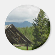 Montana Barn Art Fridge Magnets