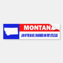 MONTANA BUMPER STICKER