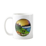 Montana Flag Theme 01 mugs