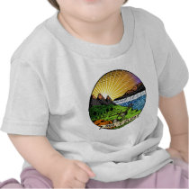Montana Flag Theme 01 Tshirt