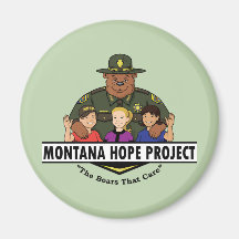 Montana Hope Project magnet (teal)