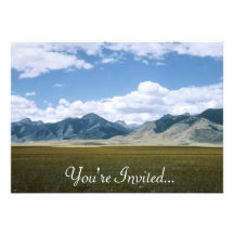 Montana Landscape Invitations