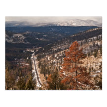 Montana Mountain Scenery Postcard