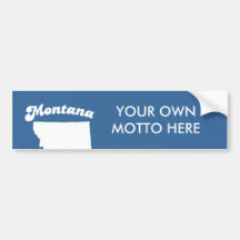 MONTANA STATE MOTTO T-SHIRT T-shirt Bumper Stickers
