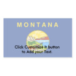Montana, United States flag Business Card Templates