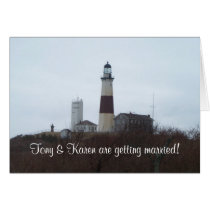 Montauk 9, Tony & Karen are getting married! Greeting Cards